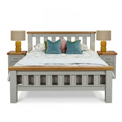 Westminster Bedframe Grey/Oak
